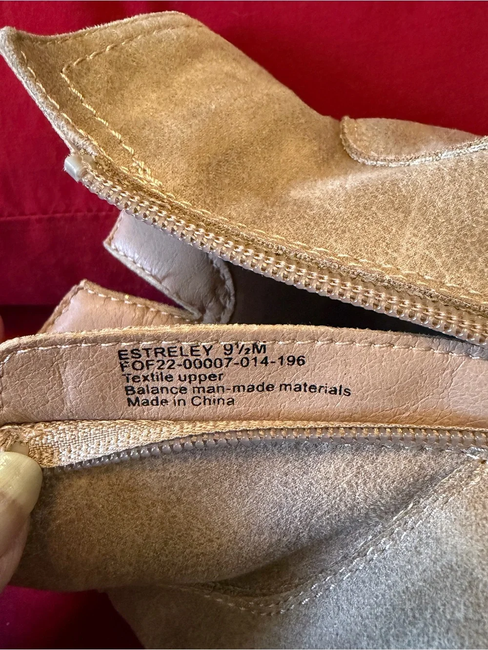Frye And Co. Tan Low Heel Ankle Booties
